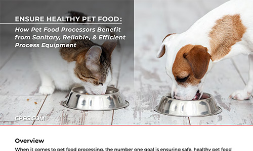 White Paper: Sanitary Equipment Pet Food Processing